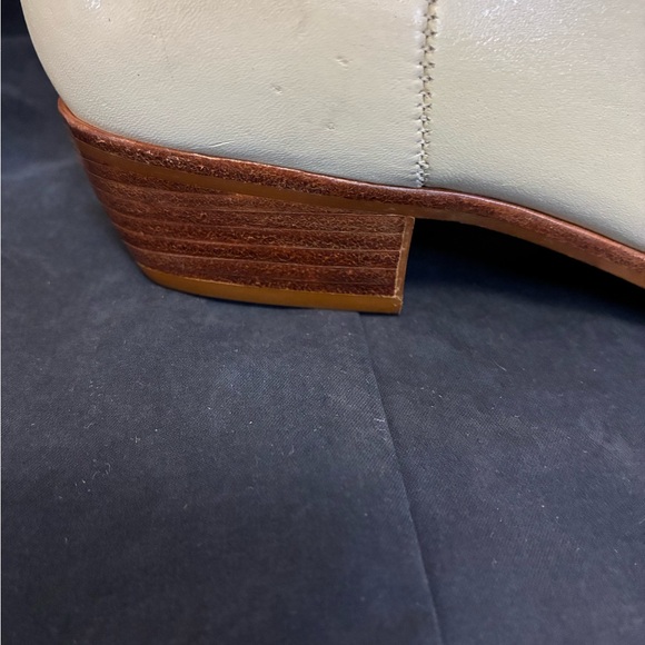 Vintage Cream Brazilian Leather Ankle Boots Size 6 - Picture 8 of 10